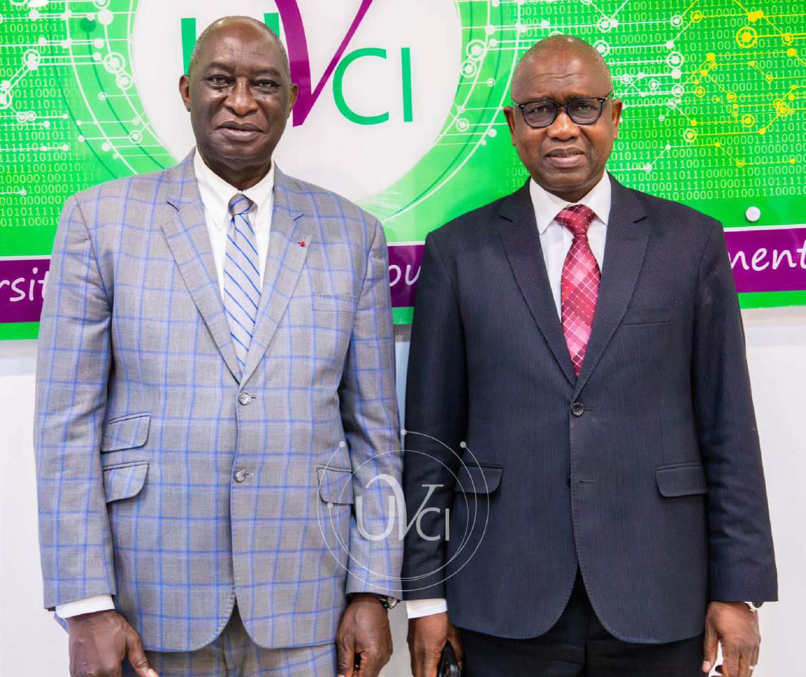 Coopération universitaire : l’Ambassadeur Inza Camara séduit par le modèle de l’UVCI