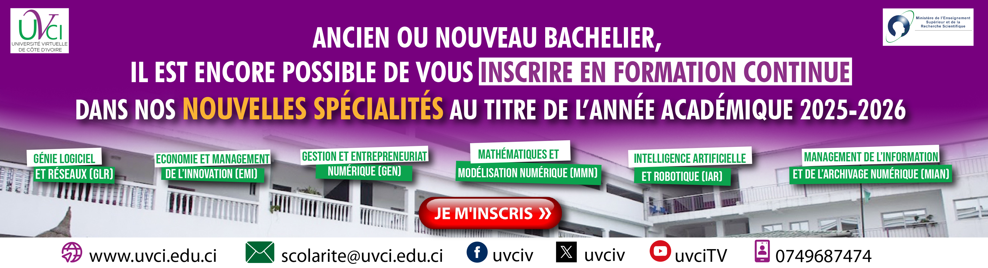 Bannière UVCI