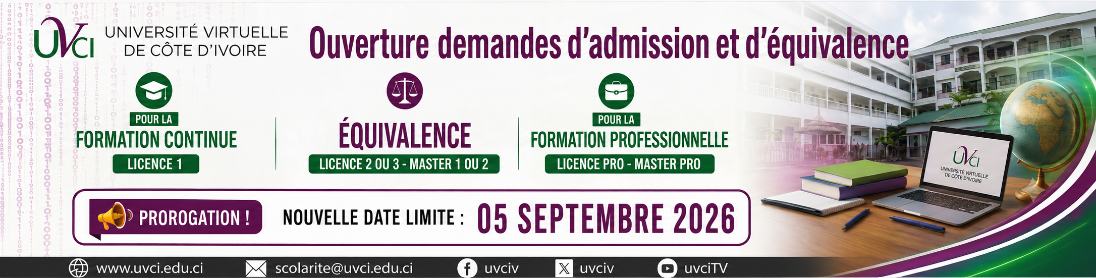Bannière UVCI